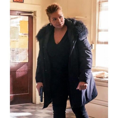 The Equalizer (2021) Queen Latifah Fur Collar Coat